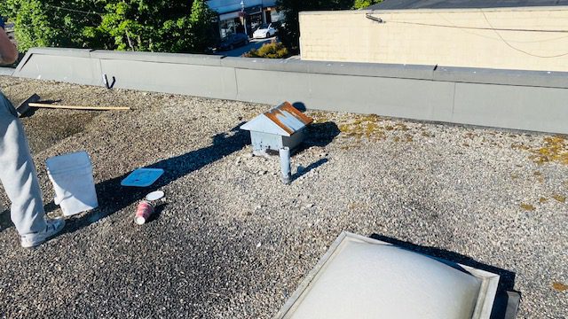 Tar and Gravel Commercial roofing inspection